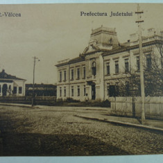 RAMNICU VALCEA - PREFECTURA JUDETULUI - SEPIA - INCEPUT DE 1900