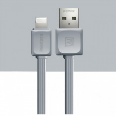Cablu de date Apple iPhone 5 Remax Fast 1m gri Blister Original foto