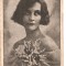 CPI (B5304) CARTE POSTALA - FEMEIE CU FLORI, BUST, EDITURA SOCEC, 1930