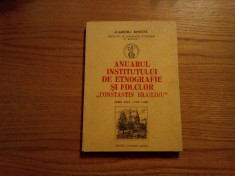 Anuarul Institutuli de Etnografie si Folclor &amp;quot;CONSTANTIN BRAILOIU&amp;quot; - tom 3/1992 foto