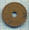 6315 MONEDA - DANEMARCA (DANMARK) - 1 ORE - ANUL 1938 -starea care se vede, Europa