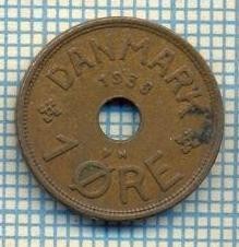 6315 MONEDA - DANEMARCA (DANMARK) - 1 ORE - ANUL 1938 -starea care se vede foto