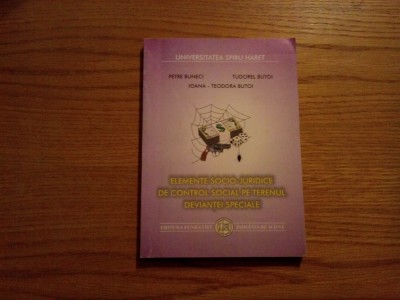 ELEMENTE SOCIO-JURIDICE DE CONTROL SOCIAL PE TERENUL DEVIATIEI SPECIALE - 2004 foto