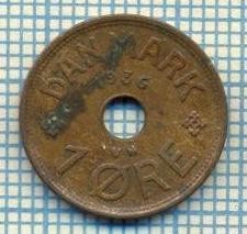 6314 MONEDA - DANEMARCA (DANMARK) - 1 ORE - ANUL 1936 -starea care se vede foto