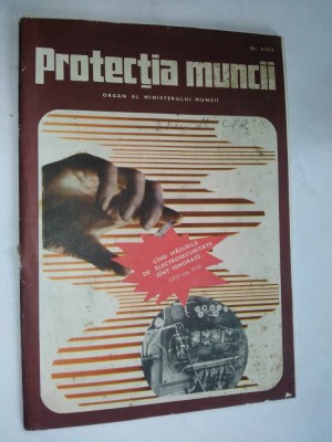 Revista PROTECTIA MUNCII, Nr. 3/ 1974 foto