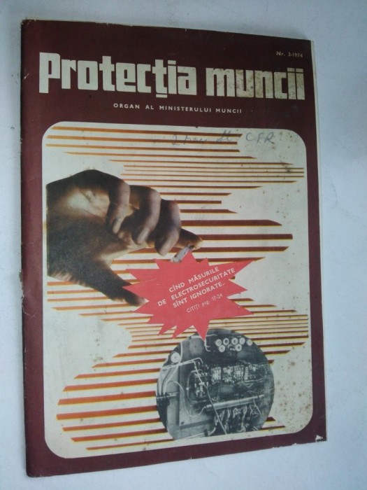 Revista PROTECTIA MUNCII, Nr. 3/ 1974