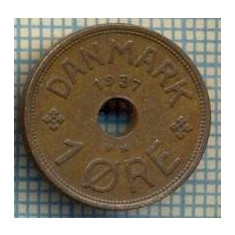 6318 MONEDA - DANEMARCA (DANMARK) - 1 ORE - ANUL 1937 -starea care se vede