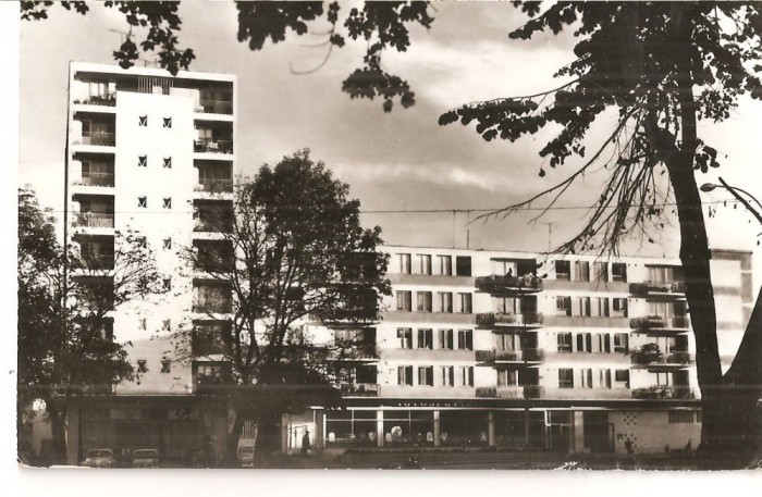CPI (B5322) CARTE POSTALA - PITESTI, CIRCULATA 1977, EROARE DE STAMPILA