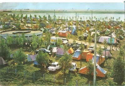 CPI (B5307) CARTE POSTALA - CAMPING LA COSTINESTI, CIRCULATA, 1975 foto