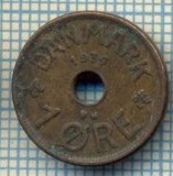6300 MONEDA - DANEMARCA (DANMARK) - 1 ORE - ANUL 1934 -starea care se vede, Europa