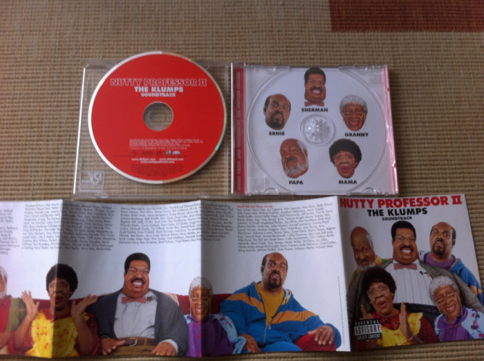 Nutty Professor Soundtrack cd disc muzica pop hip hop muzica din film compilatie