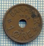 6306 MONEDA - DANEMARCA (DANMARK) - 1 ORE - ANUL 1936 -starea care se vede, Europa