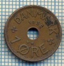 6306 MONEDA - DANEMARCA (DANMARK) - 1 ORE - ANUL 1936 -starea care se vede