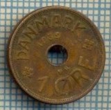6308 MONEDA - DANEMARCA (DANMARK) - 1 ORE - ANUL 1939 -starea care se vede, Europa