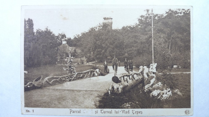 BUCURESTI - TURNUL LUI VLAD TEPES - SEPIA - EDITURA CARTEA ROMANEASCA NR 1 SN