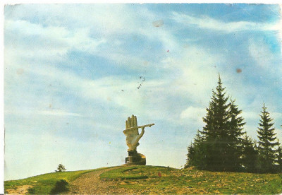 CPI (B5332) CARTE POSTALA - MONUMENTUL DE LA CIUMARNA, 1986 foto