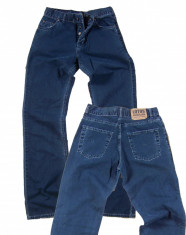 Pantaloni barbati indigo - talie inalta - LOTUS jeans - W 31 (Art. 123) foto