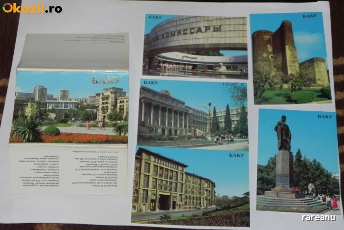 mapa cu 10 CARTI POSTALE BAKU AZERBAIDJAN URSS. 1985 NECIRCULATE vederi foto mare mapa cu 10 CARTI POSTALE BAKU AZERBAIDJAN URSS. 1985 NECIRCULATE vederi foto mare