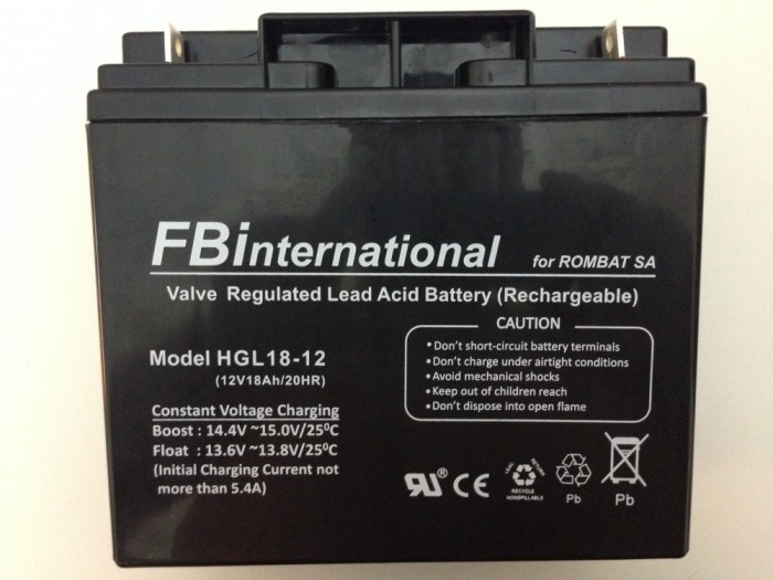 Acumulator etans 12V-18Ah cu gel si plumb VRLA pentru UPS si alarma etc foto mare Acumulator etans 12V-18Ah cu gel si plumb VRLA pentru UPS si alarma etc foto mare