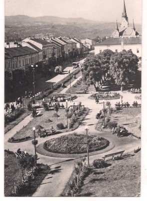 % carte postala (ilustrata)-MARAMURES-Sighet-Piata Libertatii foto