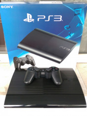 PlayStation 3,HDD 500 GB,Superslim 12 GB, 2 jocuri foto