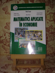 Radu Despa - Matematici aplicate in economie &amp;quot;A2204&amp;quot; foto