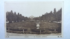 BUCURESTI -PARCUL CAROL CU PALATUL ARTELOR - PERIOADA INTERBELICA