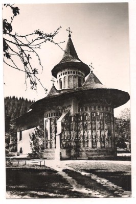 % carte postala (ilustrata)-SUCEAVA-Biserica Voronet foto