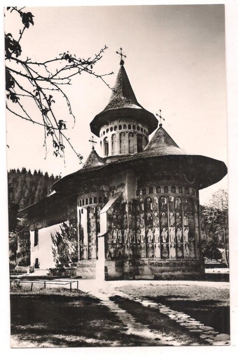 % carte postala (ilustrata)-SUCEAVA-Biserica Voronet