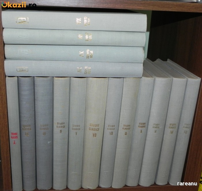 lot 16 VOLUME DIN REVISTA STUDII CLASICE NR I-V, VII-XVII. PESTE 6500 PAGINI lot 16 VOLUME DIN REVISTA STUDII CLASICE NR I-V, VII-XVII. PESTE 6500 PAGINI