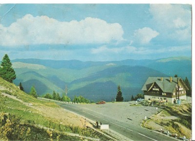 CPI (B5351) CARTE POSTALA - SINAIA, CETATEA BRADET, CIRCULATA 1977 foto