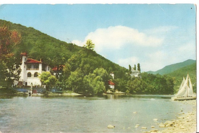 CPI (B5327) CARTE POSTALA - CALIMANESTI, PE MALUL OLTULUI, CIRCULATA 1961, RPR