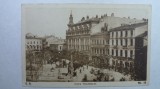 BUCURESTI - PIATA TEATRULUI - SEPIA - PERIOADA INTERBELICA, Necirculata, Fotografie