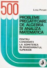 Liviu Pirsan - 500 probleme pregatitoare de algebra si analiza matematica foto