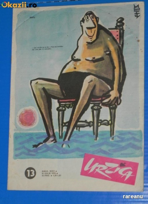 REVISTA URZICA 1970 NR 13 (00388 foto mare REVISTA URZICA 1970 NR 13 (00388 foto mare