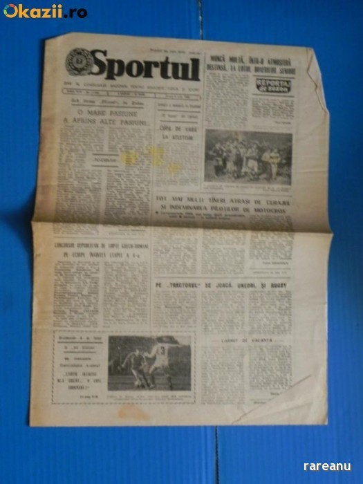 ZIARUL SPORTUL 8 IULIE 1988 la ora bilantului Universitatea Craiova foto mare ZIARUL SPORTUL 8 IULIE 1988 la ora bilantului Universitatea Craiova foto mare