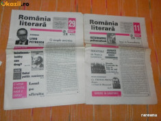 lot REVISTA ROMANIA LITERARA - 1999 NR 29; 2001 - NR 11; 2002 - NR 43 foto