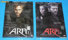 LOT 2 DVD ORIGINALE FILM ARN THE KNIGHT TEMPLAR / CAVALERUL TEMPLIER 1 SI 2 NOI. SIGILATE. SUBTITRARE IN LIMBA ROMANA foto