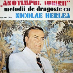 Nicolae Herlea anotimpul iubirii melodii dragoste disc single vinyl muzica pop foto