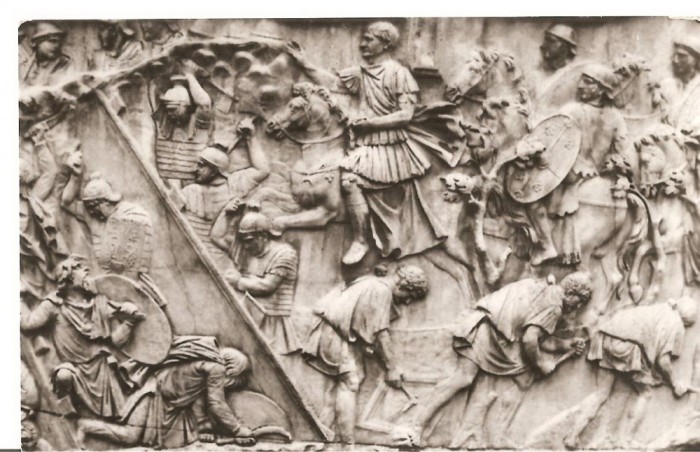 CPI (B5372) CARTE POSTALA - COLOANA LUI TRAIAN. SCENA DE LUPTA (6)