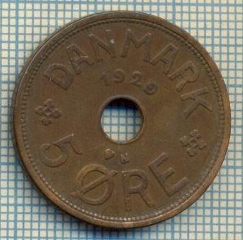 6372 MONEDA - DANEMARCA (DANMARK) - 5 ORE - ANUL 1929 -starea care se vede foto