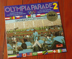 Disc vinil ( vinyl , pick-up ) Olympia Parade discul 2 - Olimpiada Munchen 1972 foto