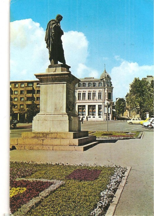 CPI (B5377) CARTE POSTALA - CONSTANTA, STATUIA POETULUI OVIDIU, CIRCULATA 1983