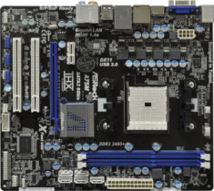 Kit Gaming QUAD CORE Placa de baza ASRock A75M + AMD Athlon II X4 641 2.8GHz foto