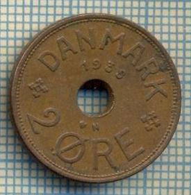6385 MONEDA - DANEMARCA (DANMARK) - 2 ORE - ANUL 1938 -starea care se vede foto