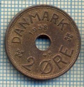 6392 MONEDA - DANEMARCA (DANMARK) - 2 ORE - ANUL 1938 -starea care se vede