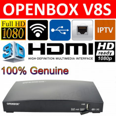 Openbox V8S CPU600Mhz WebTV Alt. Dreambox CCcam + WIFI Optional Garantie 12Luni! foto