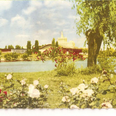 CPI (B5362) CARTE POSTALA - BUCURESTI, PARCUL: I.V. STALIN, 1961, RPR