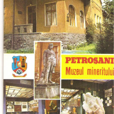 CPI (B5378) CARTE POSTALA - PETROSANI, MUZEUL MINERITULUI, CIRCULATA 1984