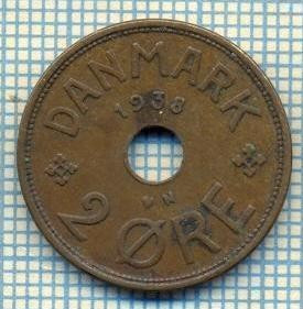 6397 MONEDA - DANEMARCA (DANMARK) - 2 ORE - ANUL 1938 -starea care se vede foto